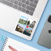GB Kent - Leeds Castle - Royal Tunbridge Wells - Sticker (Laptop met iPhone)