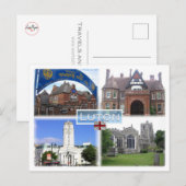 GB Luton - Guru Nanak Gurdwara Sikh Temple - Briefkaart (Voorkant / Achterkant)