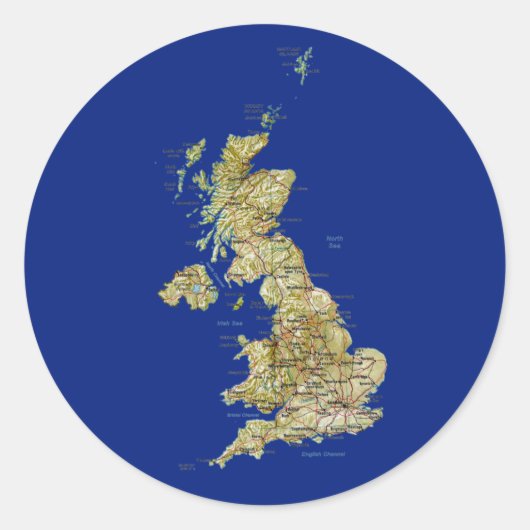 GB Map Sticker (Voorkant)