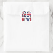 GB Nieuws Ronde Sticker (Tas)