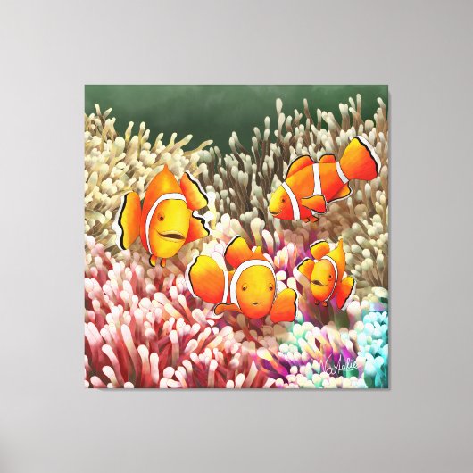 GB Print on canvas clown fish (Voorkant)