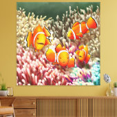 GB Print on canvas clown fish (Insitu (Woonkamer))