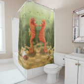 GB Shower Curtain Seahorses Douchegordijn (In situ)