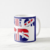 GB team UK flag olympics souvenir mok (Voorkant rechts)