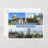 GB Verenigd Koninkrijk - Engeland - Birmingham - Briefkaart (Voorkant / Achterkant)