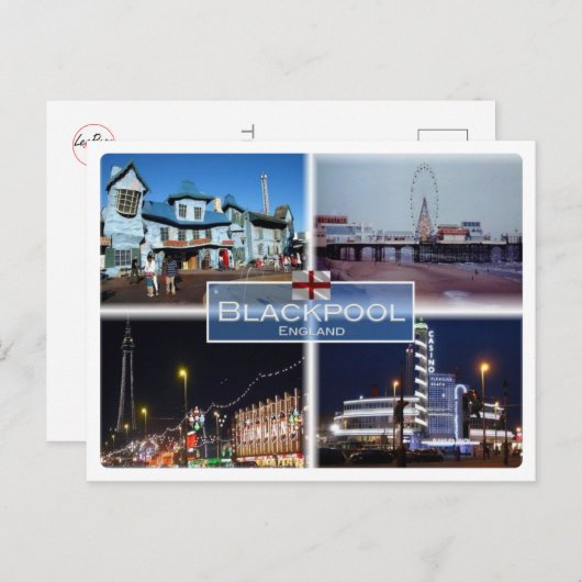 GB Verenigd Koninkrijk - Engeland - Blackpool - Briefkaart (Voorkant / Achterkant)