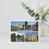 GB Verenigd Koninkrijk - Engeland - Cambridge - Briefkaart (Staand voorkant)