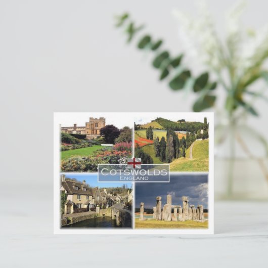 GB Verenigd Koninkrijk - Engeland - Cotswolds - Briefkaart (Staand voorkant)