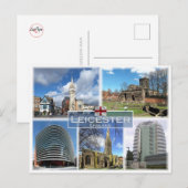 GB Verenigd Koninkrijk - Engeland - Leicester - Briefkaart (Voorkant / Achterkant)