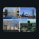 GB Verenigd Koninkrijk - Engeland - Liverpool - Magneet<br><div class="desc">Hier vind je het souvenir van je vakantie. Deze categorie bevat patchmagneten van vele plaatsen. Dit afbeelding bevat een afbeelding van de volgende plaatsen: Liverpool England - Prince's Dock - Gebouwen nabij Princes Dock - Pier Head - Anglicaanse kathedraal met Mersey. Druk vrienden en familie met unieke souvenirs uit de...</div>