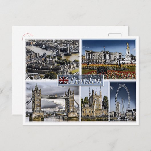 GB ^ Verenigd Koninkrijk - Engeland - Londen Briefkaart (Voorkant / Achterkant)