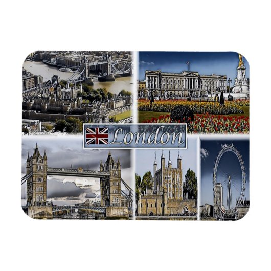 GB ^ Verenigd Koninkrijk - Engeland - Londen Magneet (Horizontaal)
