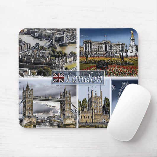 GB ^ Verenigd Koninkrijk - Engeland - Londen Muismat (Met muis)