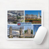 GB Verenigd Koninkrijk - Engeland - Londen - overd Muismat (Met muis)