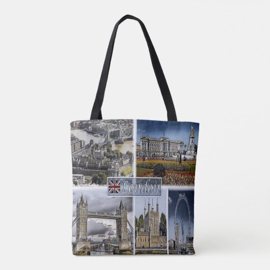 GB ^ Verenigd Koninkrijk - Engeland - Londen Tote Bag (Achterkant)