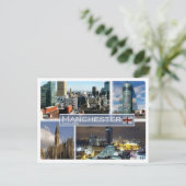 GB Verenigd Koninkrijk - Engeland - Manchester - Briefkaart (Staand voorkant)