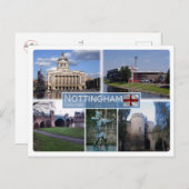 GB Verenigd Koninkrijk - Engeland - Nottingham - Briefkaart (Voorkant / Achterkant)