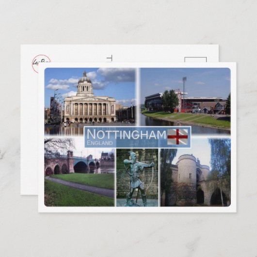 GB Verenigd Koninkrijk - Engeland - Nottingham - Briefkaart (Voorkant / Achterkant)