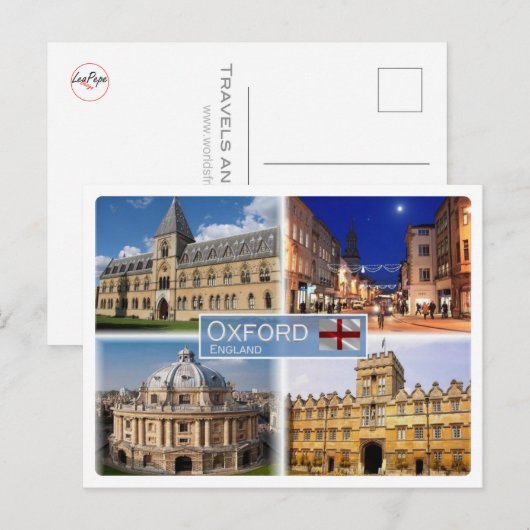 GB Verenigd Koninkrijk - Engeland - Oxford - Briefkaart (Voorkant / Achterkant)