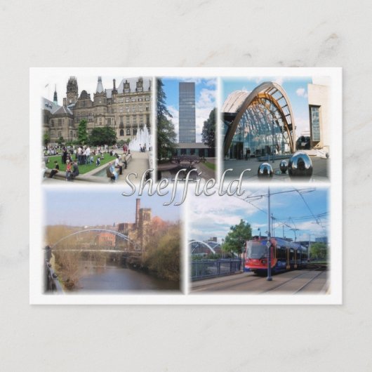 GB Verenigd Koninkrijk - Engeland - Sheffield - Briefkaart (Voorkant)
