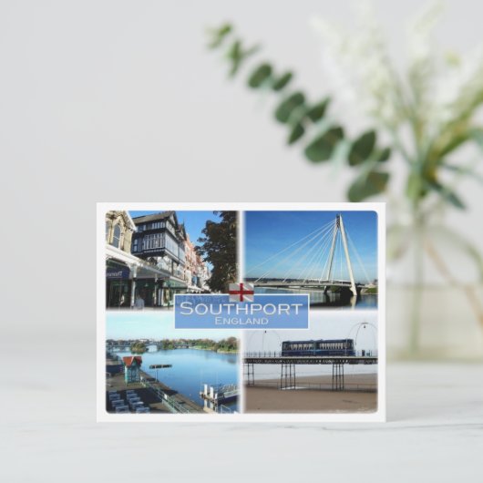 GB Verenigd Koninkrijk - Engeland - Southport - Briefkaart (Staand voorkant)