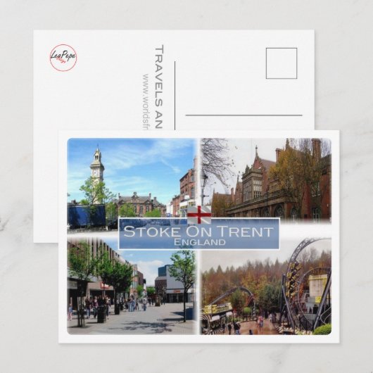 GB Verenigd Koninkrijk - Engeland - Stoke-On-Trent Briefkaart (Voorkant / Achterkant)