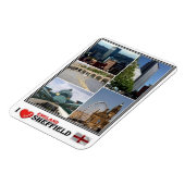 GB Verenigd Koninkrijk - Engeland - Yorkshire Shef Magneet (Linkerzijde)