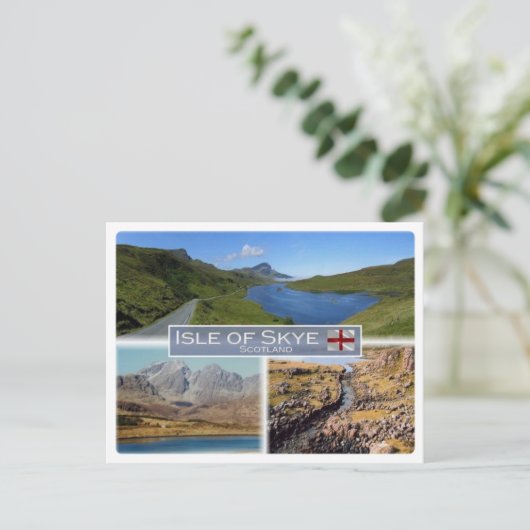 GB Verenigd Koninkrijk - Schotland - Het eiland Sk Briefkaart (Staand voorkant)