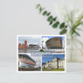 GB Verenigd Koninkrijk - Wales - Cardiff - Briefkaart (Staand voorkant)