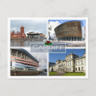 GB Verenigd Koninkrijk - Wales - Cardiff - Briefkaart