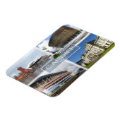 GB Verenigd Koninkrijk - Wales - Cardiff - Milleni Magneet (Linkerzijde)