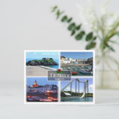 GB Verenigd Koninkrijk - Wales - Tenby - Briefkaart (Staand voorkant)