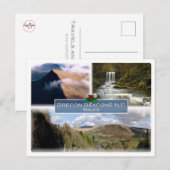 GB Verenigd Koninkrijk - Wales - The Brecon Beacon Briefkaart (Voorkant / Achterkant)
