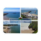 GB Verenigd Koninkrijk - Wales - The Gower Peninsu Magneet (Horizontaal)