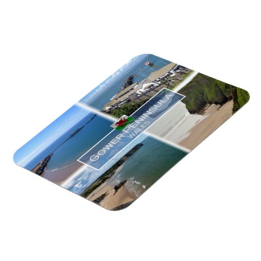 GB Verenigd Koninkrijk - Wales - The Gower Peninsu Magneet (Linkerzijde)