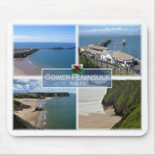 GB Verenigd Koninkrijk - Wales - The Gower Peninsu Muismat