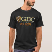 GBC - Belastingpros - Zwart T-Shirt (Voorkant)
