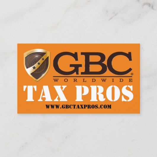 GBC-VISITEKAARTJE + EEN VRIEND VISITEKAARTJE (Voorkant)