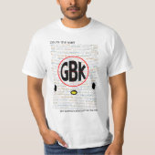 GBK graaf de wijze T-shirt (Voorkant)
