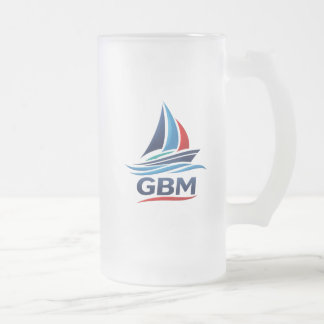 GBM Beer glass frosted  Matglas Bierpul