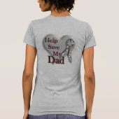 GBM Red mijn vader T-shirt (Achterkant)