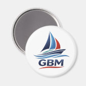 GBM Team  Standard, 5.7 Cm Circle Magnet (Voorkant / Achterkant)