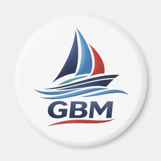 GBM Team  Standard, 5.7 Cm Circle Magnet (Voorkant)