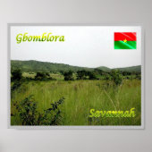 Gbomblora - Savannah - Poster (Voorkant)