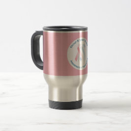 GBS Awareness Travel Mug (roze) Reisbeker