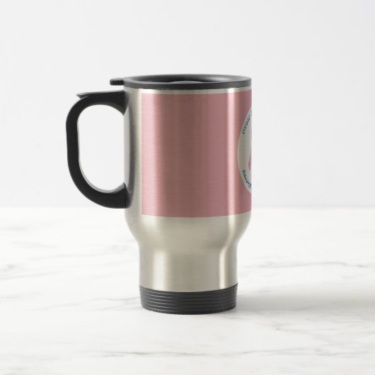 GBS Awareness Travel Mug (roze) Reisbeker (Links)