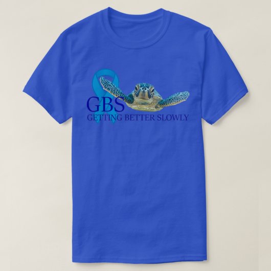GBS-schildpad wordt langzaam beter T-shirt (Design voorkant)