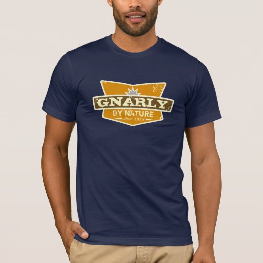 GC |  1 | Gnarly door de Natuur marine T-shirt (Voorkant)