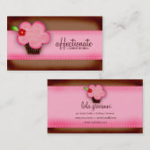 GC | AANHANKELIJKE CONFECTIES CUPCAKE VISITEKAARTJE (Voorkant / Achterkant)