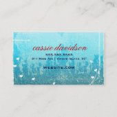 GC Adore in Rozen  Turquoise Blue Visitekaartje (Achterkant)